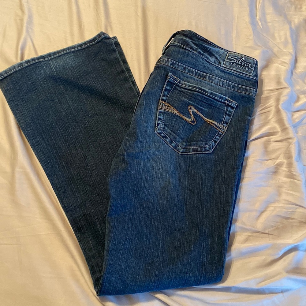 Silver jeans